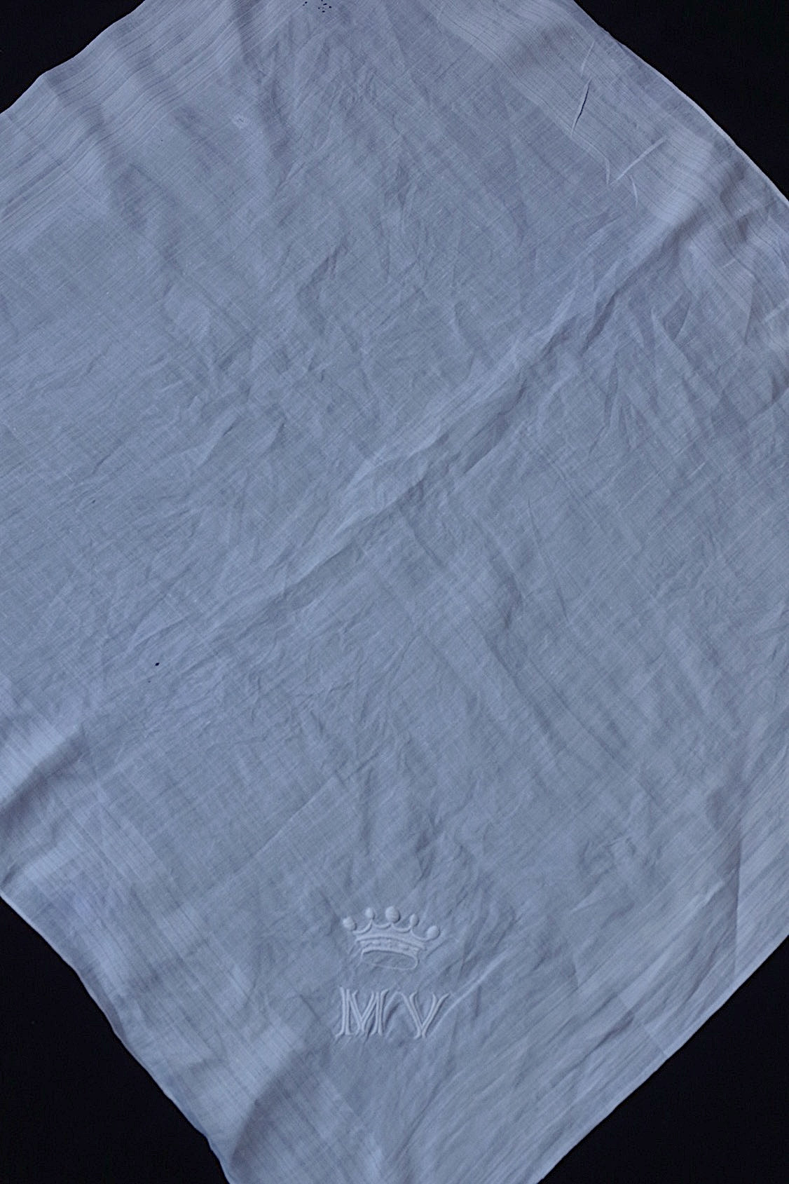 アンティークハンカチ mouchoir antique lots 3 .FR a l'epoque