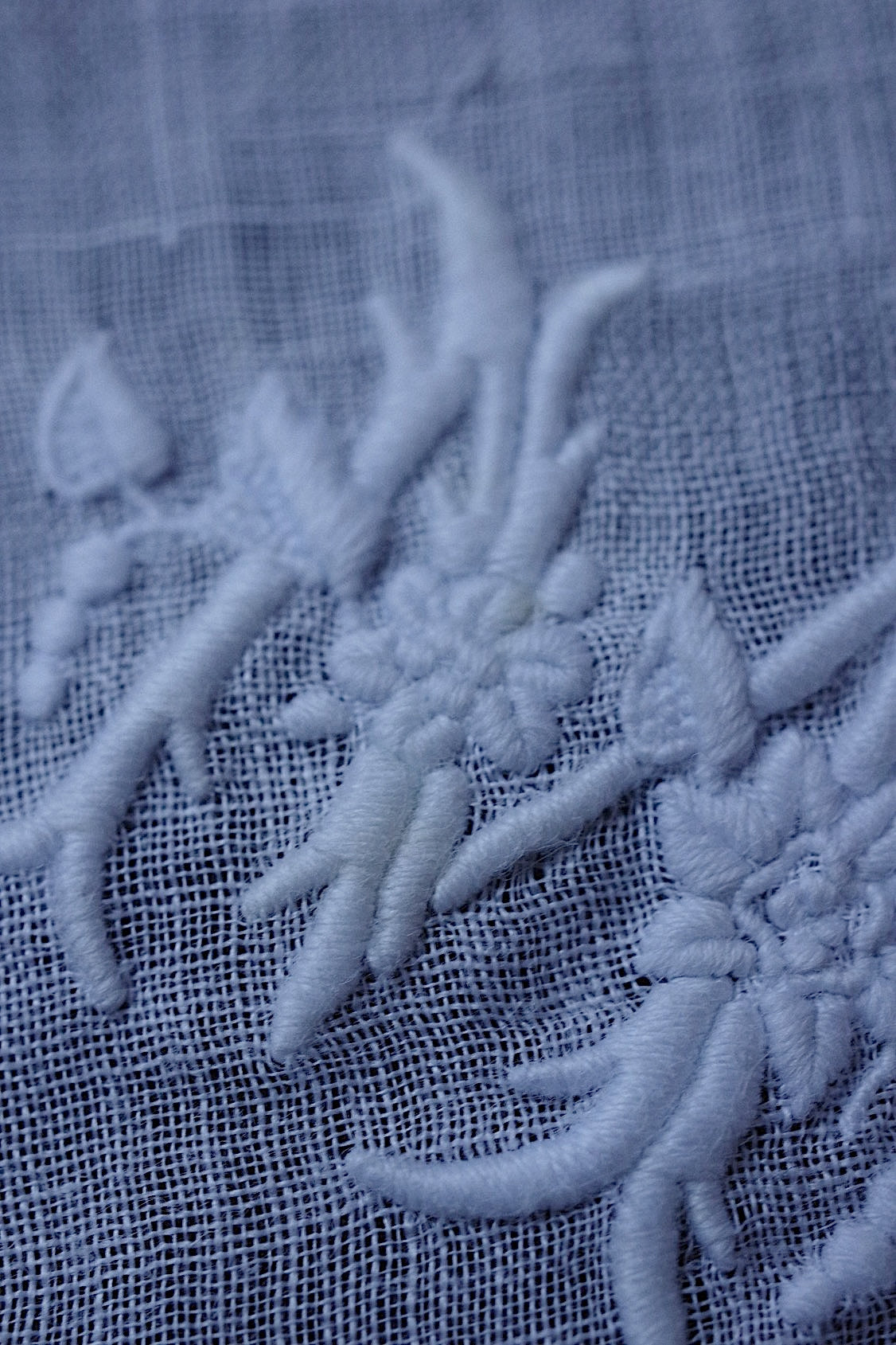 アンティークハンカチ mouchoir antique lots 3 .FR a l'epoque