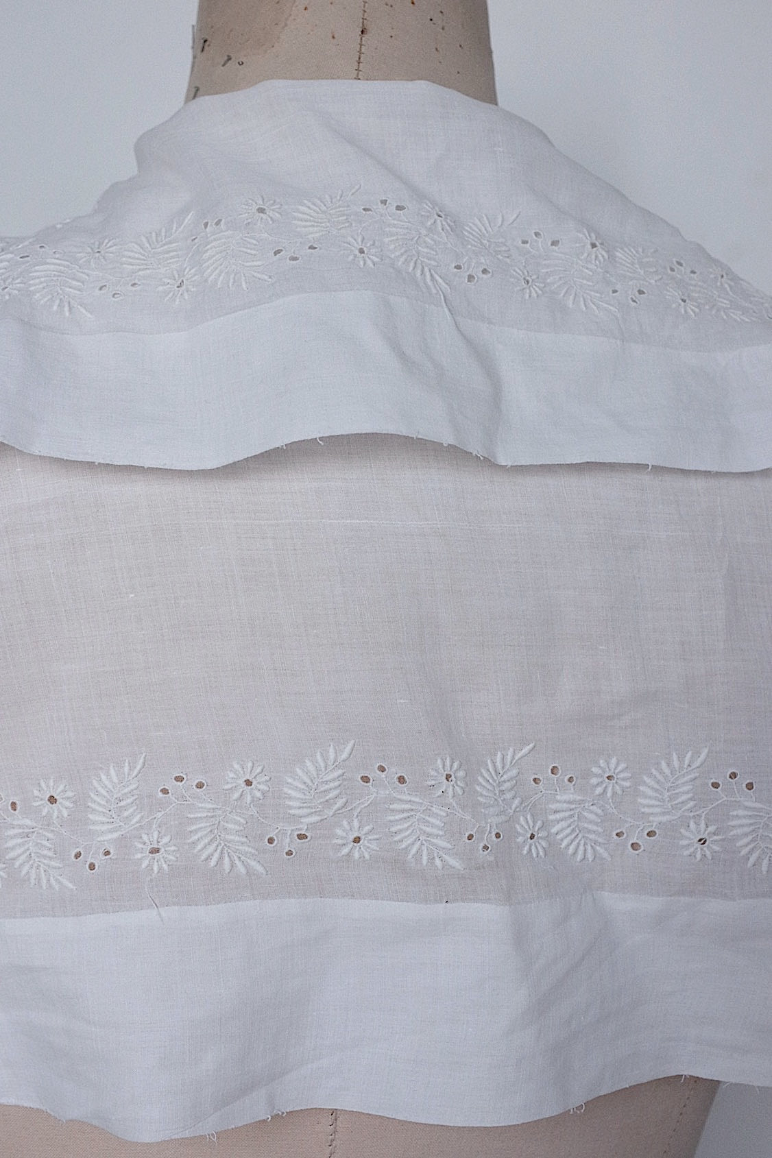 アンティークレース dentelle antique 刺繍襟 .FR a l'epoque