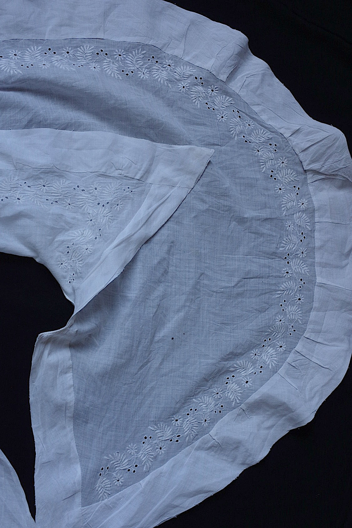 アンティークレース dentelle antique 刺繍襟 .FR a l'epoque