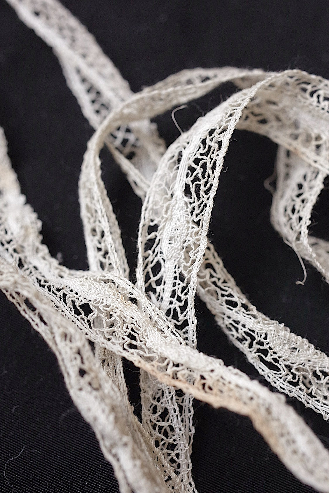 アンティークレース dentelle antique 910cm .FR a l'epoque