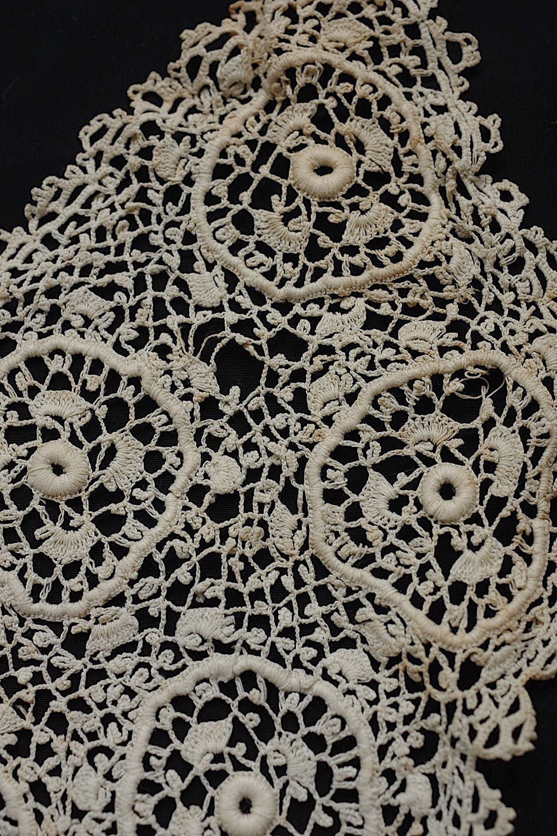 アンティークレース dentelle antique クロシェレース 素材用 .FR a l'epoque