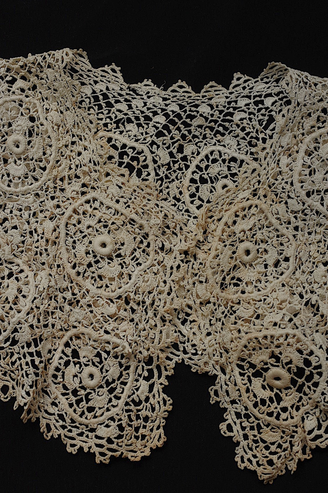 アンティークレース dentelle antique クロシェレース 素材用 .FR a l'epoque