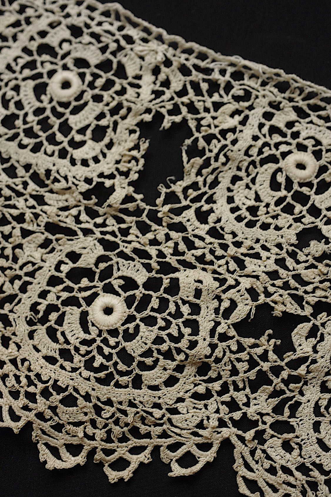 アンティークレース dentelle antique クロシェレース 素材用 .FR a l'epoque