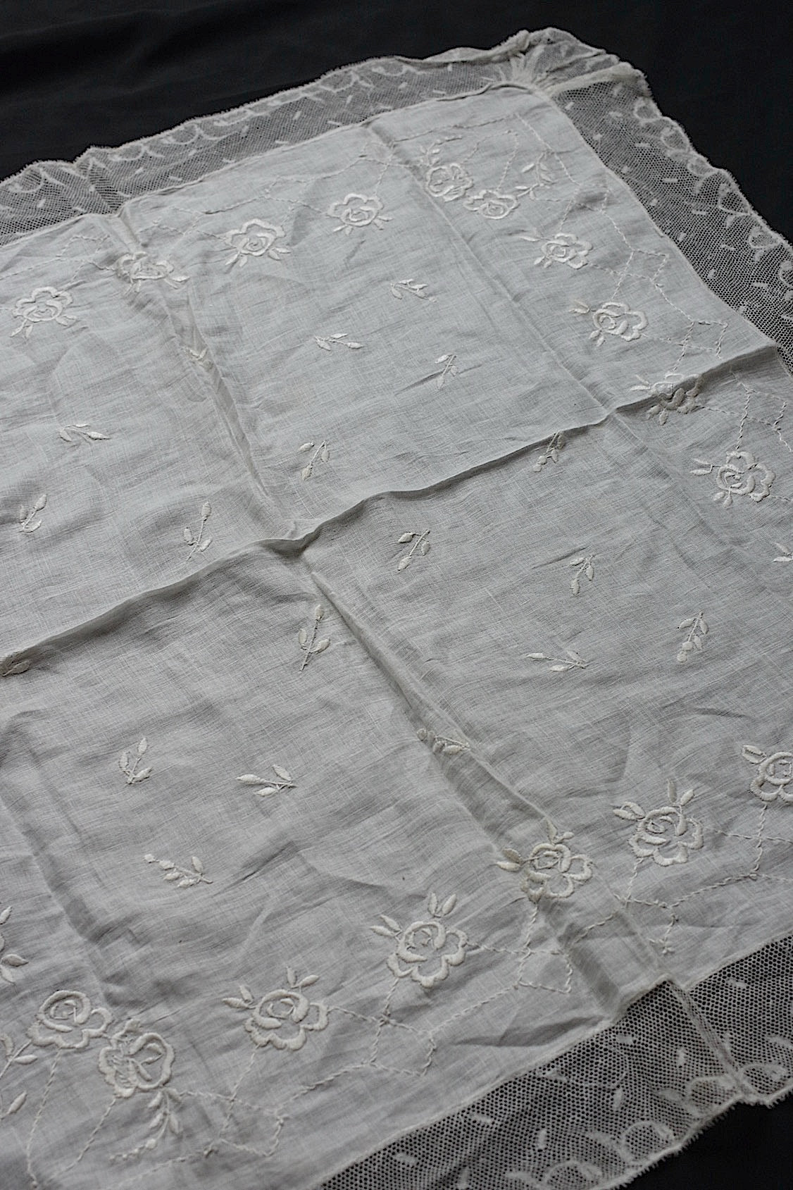 アンティークレース dentelle antique カットワークレース 刺繍 素材用 .FR a l'epoque