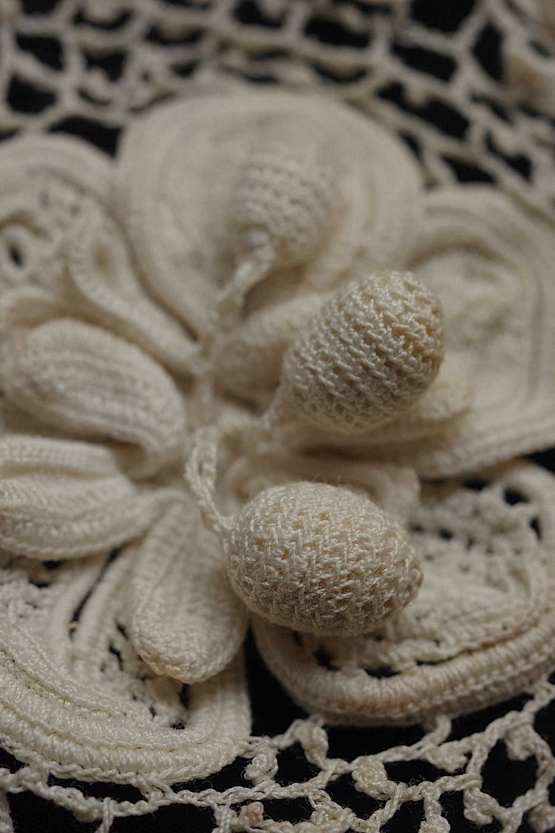 アンティークレース dentelle antique 刺繍生地 クロシェレース 素材用 .FR a l'epoque