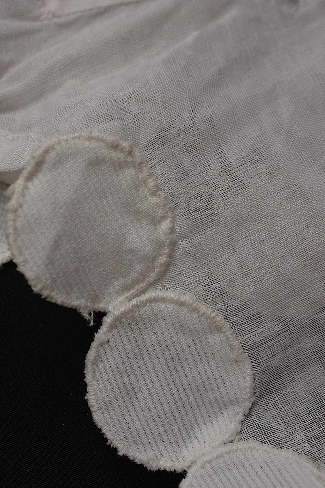 アンティークレース dentelle antique 襟など 5種 素材用 .FR a l'epoque