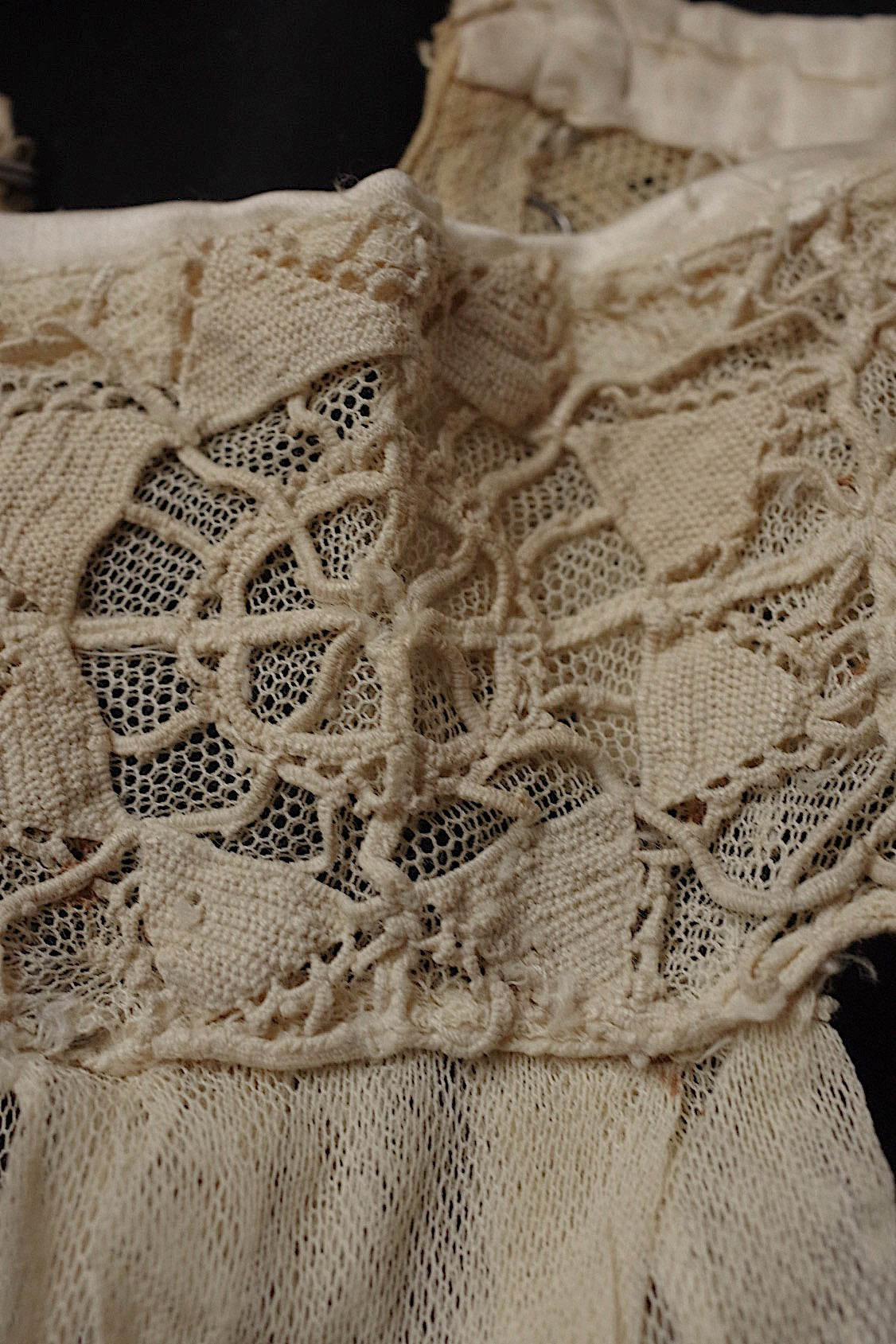 アンティークレース dentelle antique 襟など 5種 素材用 .FR a l'epoque