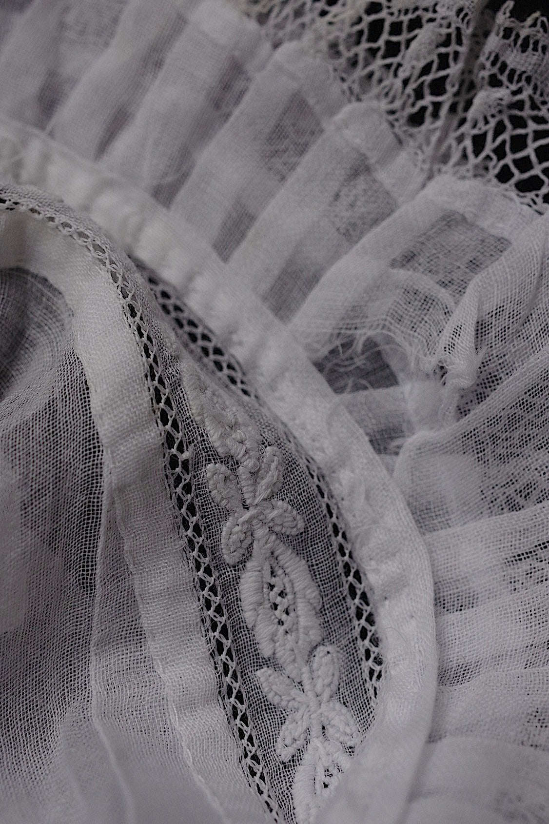 アンティークレース dentelle antique plastron など3種 素材用 .FR a l'epoque