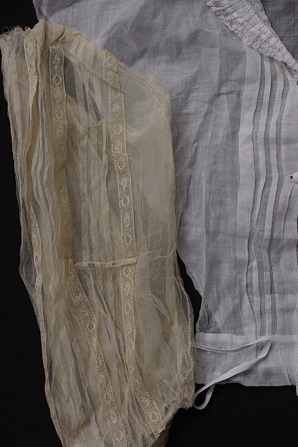 アンティークレース dentelle antique plastron など3種 素材用 .FR a l'epoque