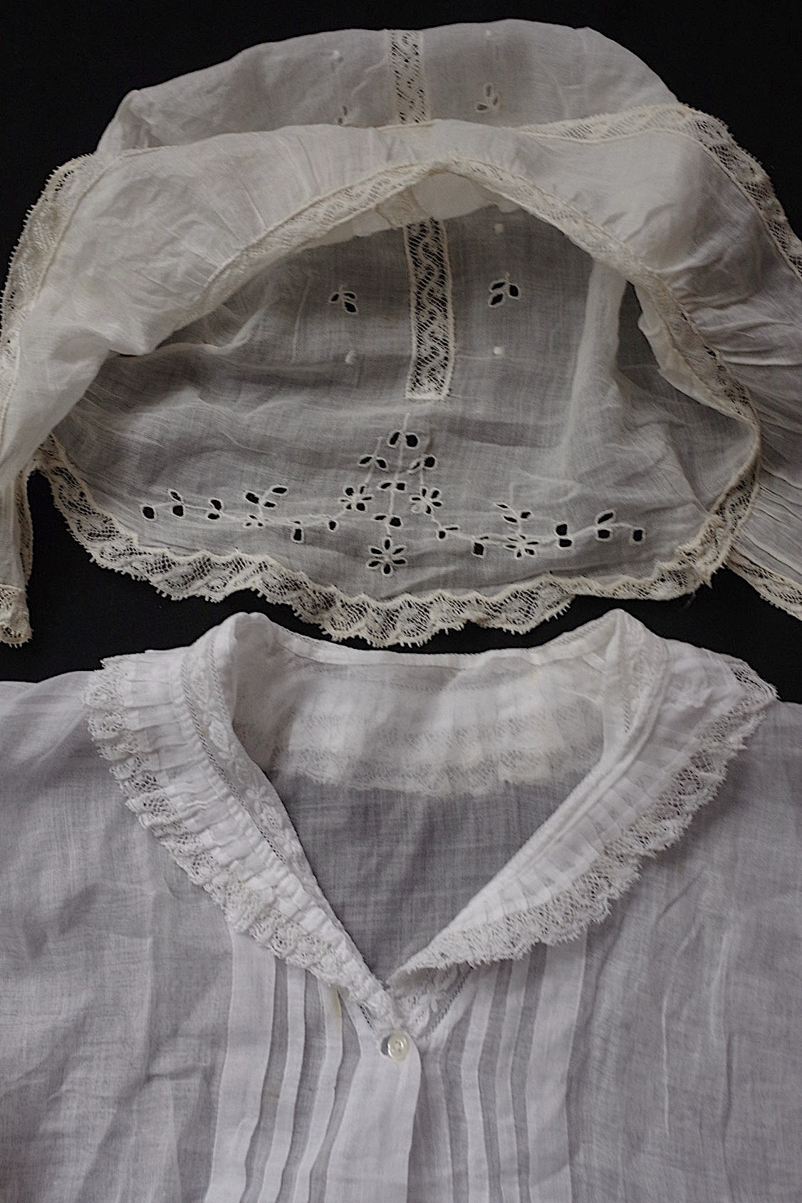 アンティークレース dentelle antique plastron など3種 素材用 .FR a l'epoque