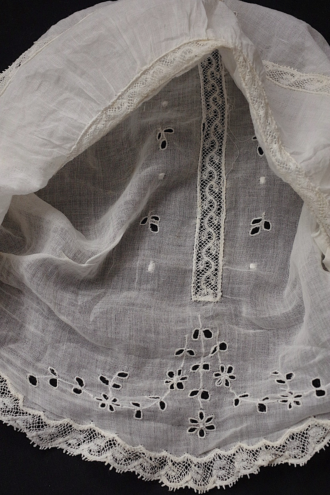 アンティークレース dentelle antique plastron など3種 素材用 .FR a l'epoque