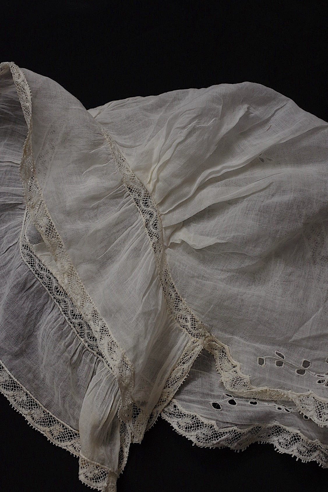 アンティークレース dentelle antique plastron など3種 素材用 .FR a l'epoque