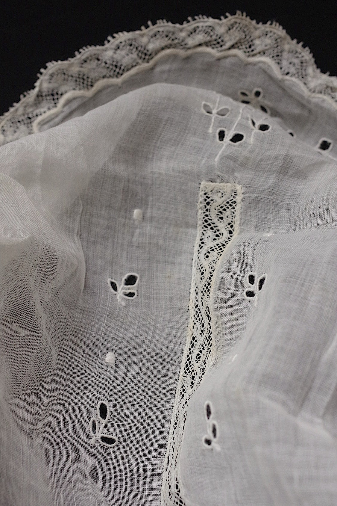 アンティークレース dentelle antique plastron など3種 素材用 .FR a l'epoque