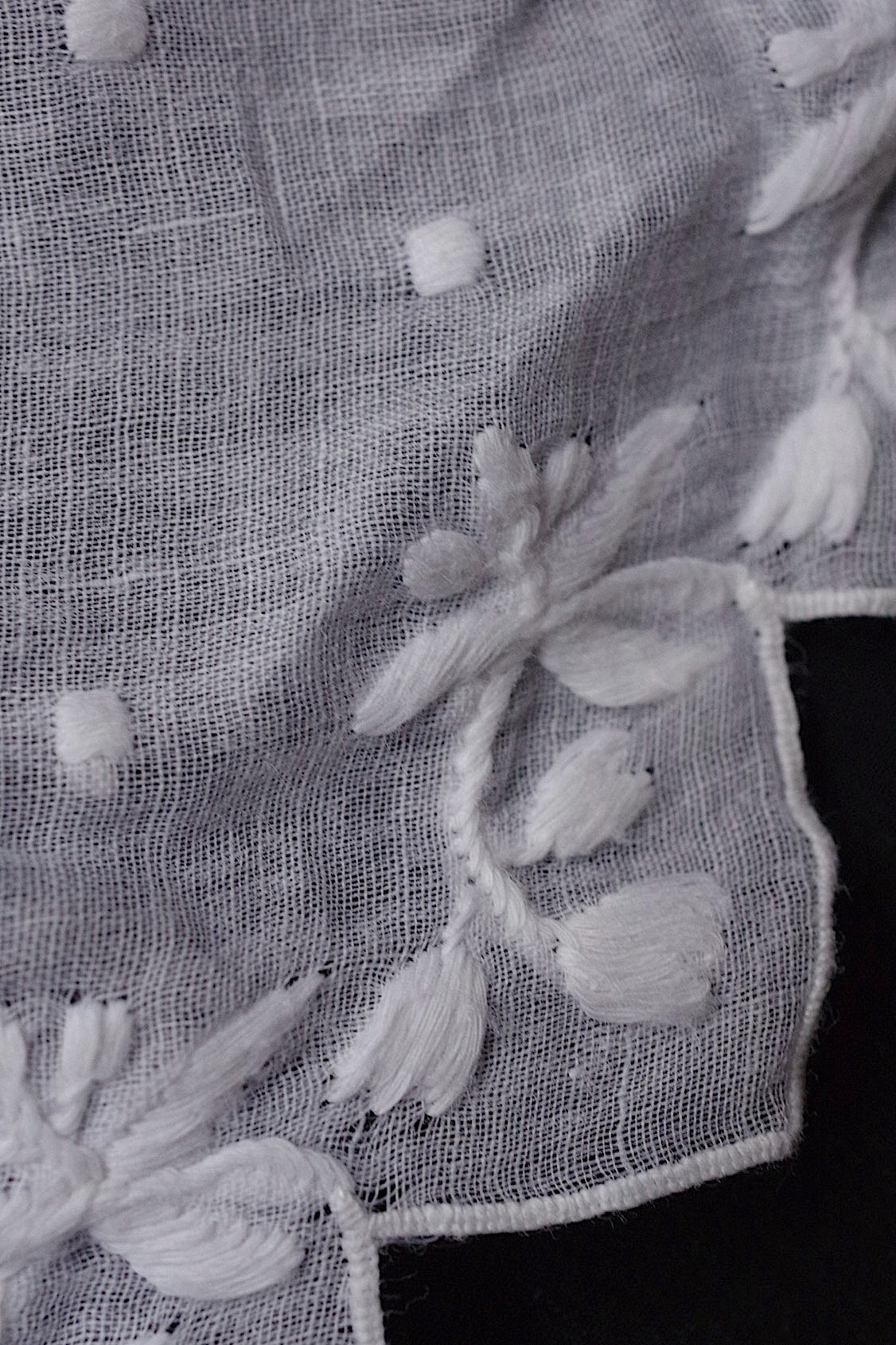 アンティークレース dentelle antique 刺繍 素材用 .FR a l'epoque