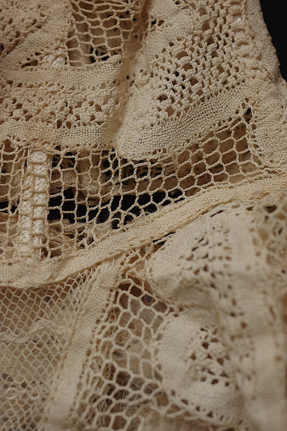 アンティークレース dentelle antique レースハギレ 素材用 .FR a l'epoque