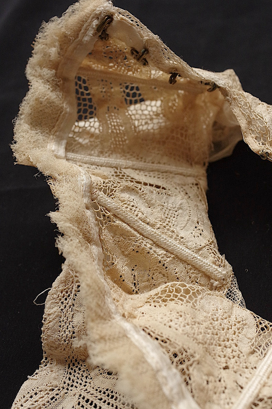 アンティークレース dentelle antique レースハギレ 素材用 .FR a l'epoque