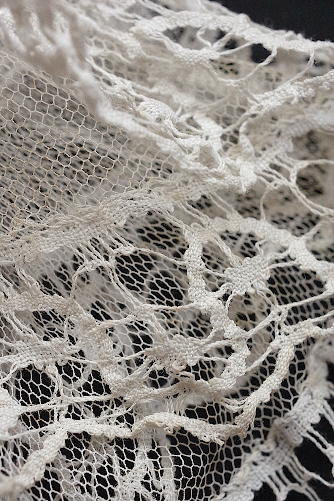 アンティークレース dentelle antique 袖 2つ .FR a l'epoque