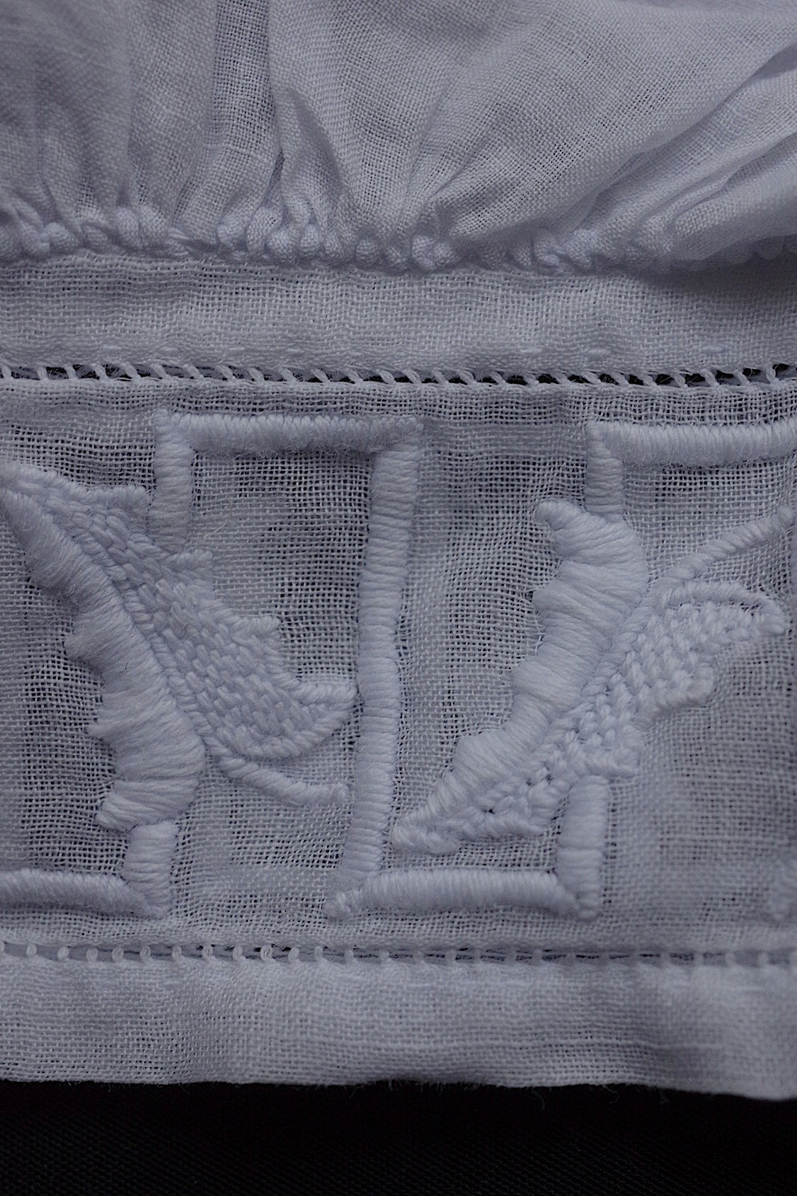 アンティークレース dentelle antique 袖 2つ .FR a l'epoque