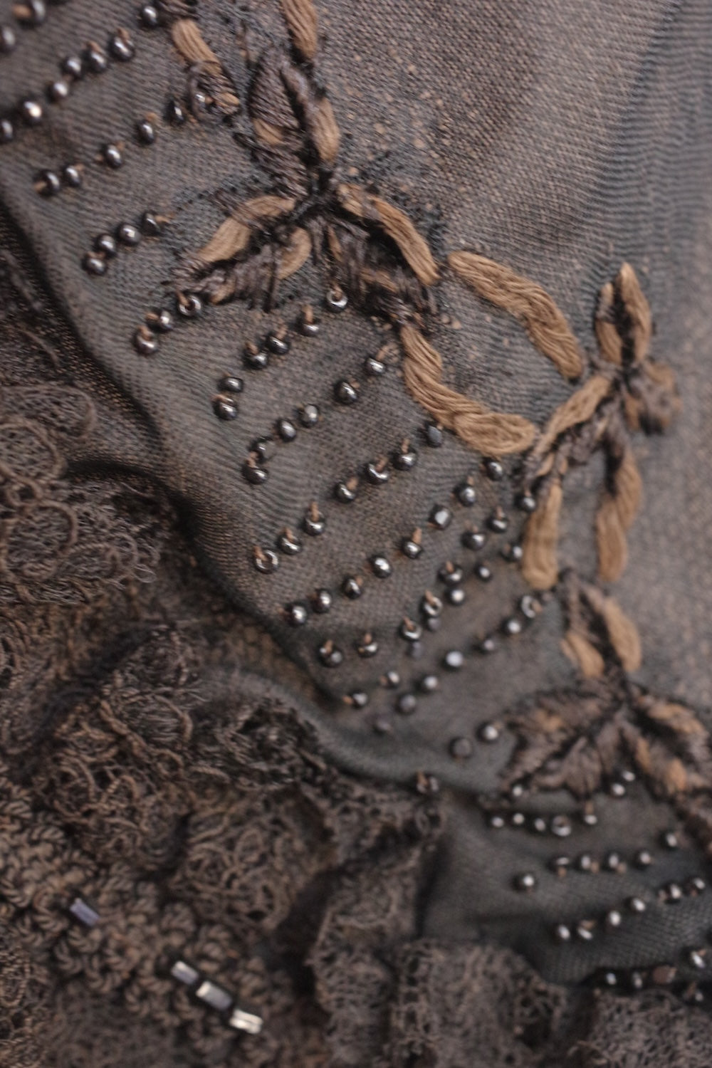 アンティークショール châle antique  .FR a l'epoque