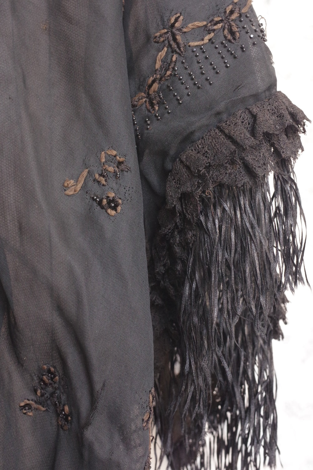 アンティークショール châle antique  .FR a l'epoque