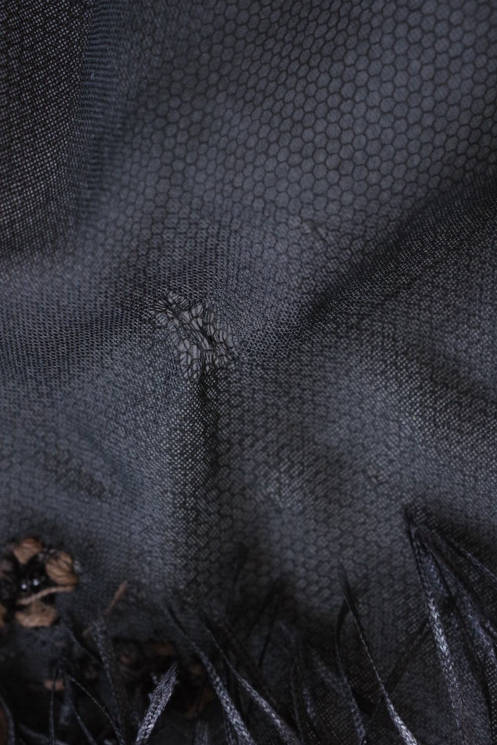 アンティークショール châle antique  .FR a l'epoque