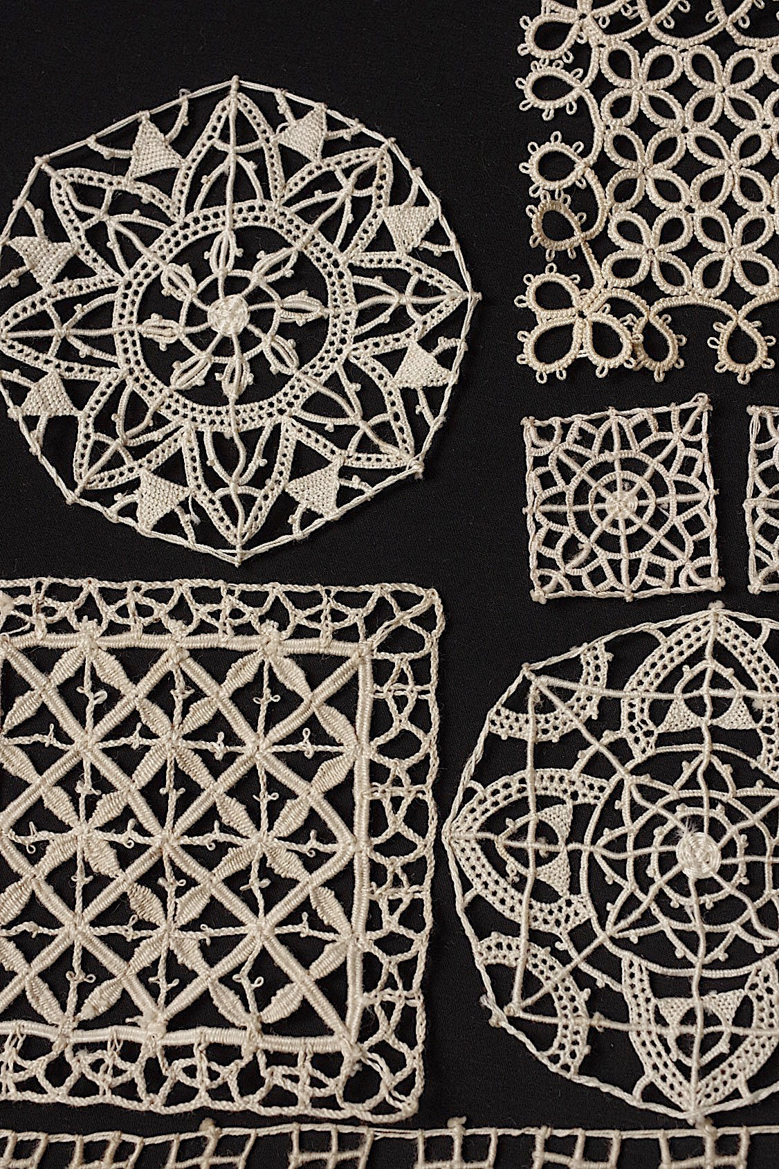 アンティークレース dentelle antique モチーフ12pieces .FR a l'epoque