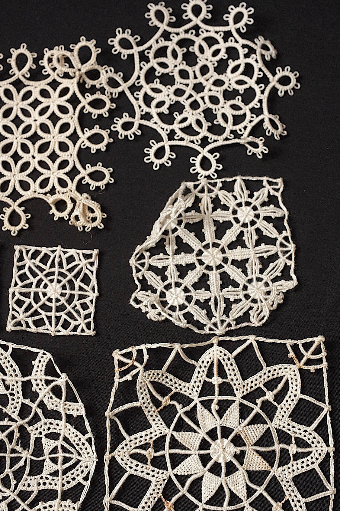 アンティークレース dentelle antique モチーフ12pieces .FR a l'epoque