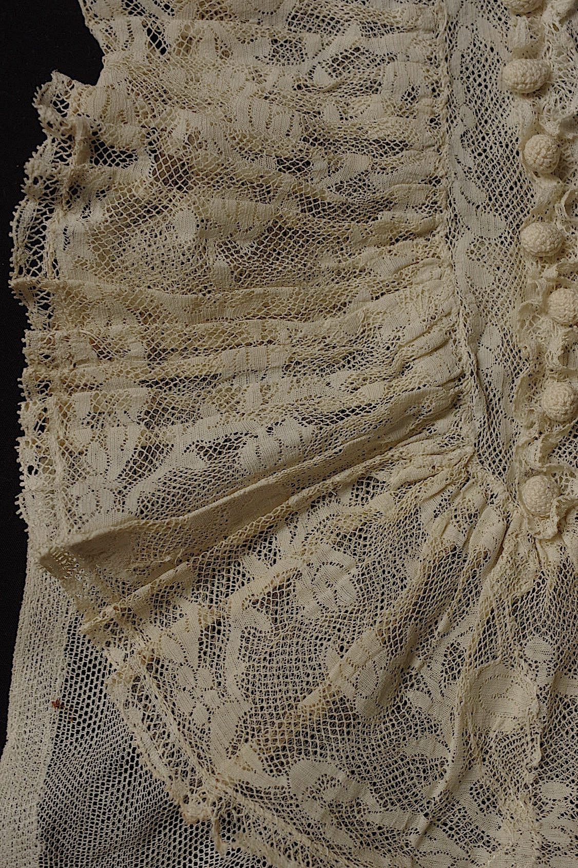 アンティークレース dentelle antique ジャボ1 .FR a l'epoque