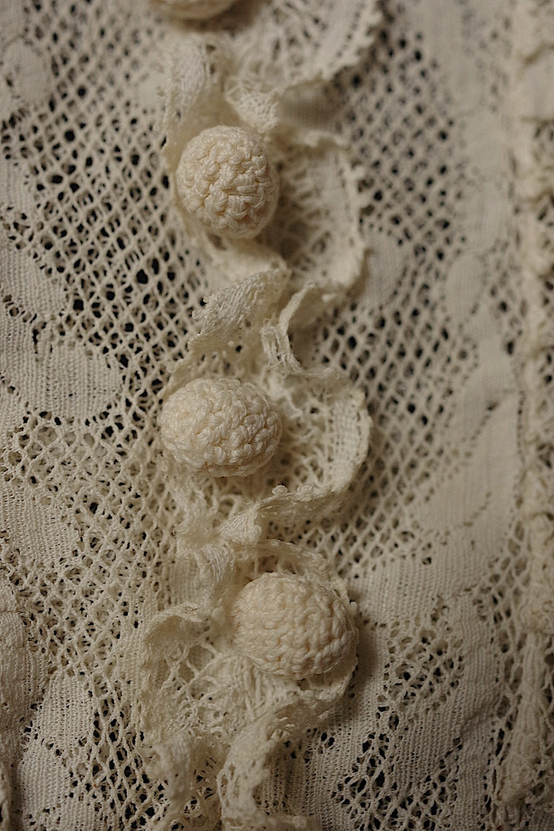 アンティークレース dentelle antique ジャボ1 .FR a l'epoque