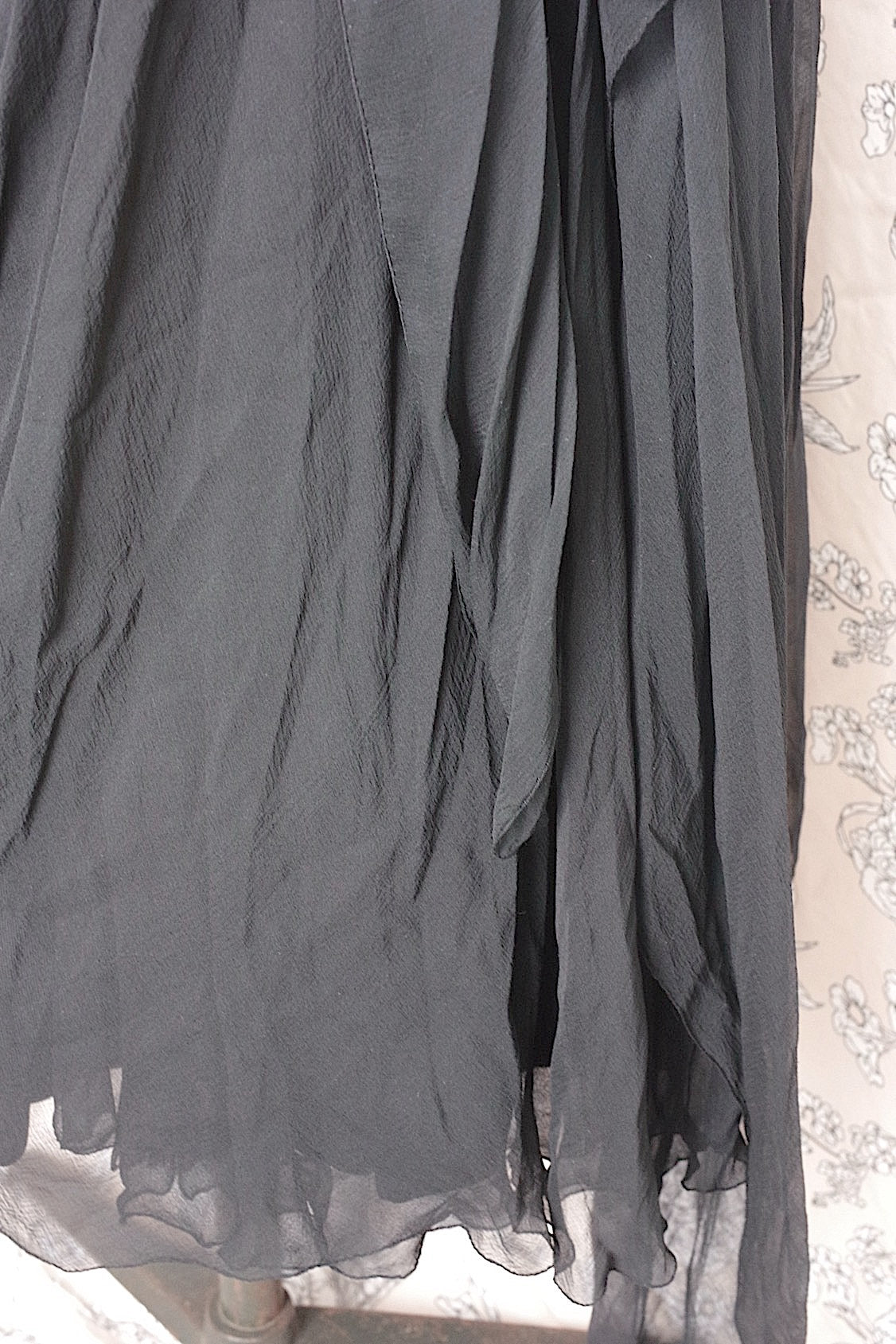 アンティークスカート vêtement  antique シフォンドレープスカート .FR a l'epoque