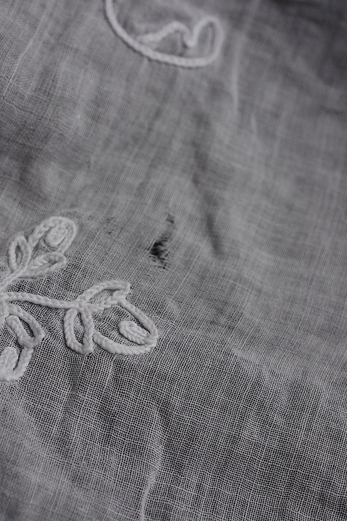 アンティークカーテン linge de maison  antique コーネリー .FR a l'epoque