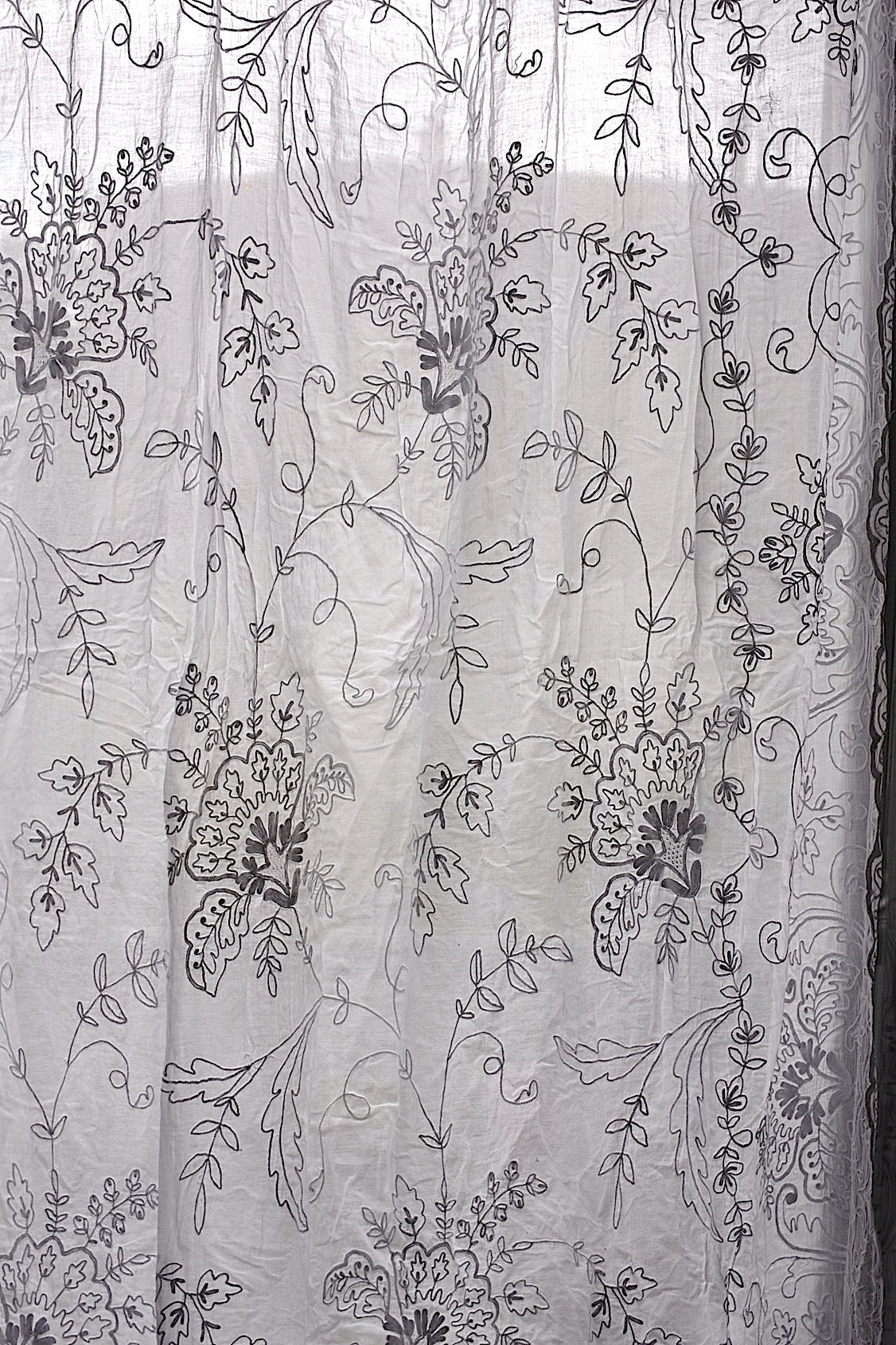 アンティークカーテン linge de maison  antique コーネリー .FR a l'epoque