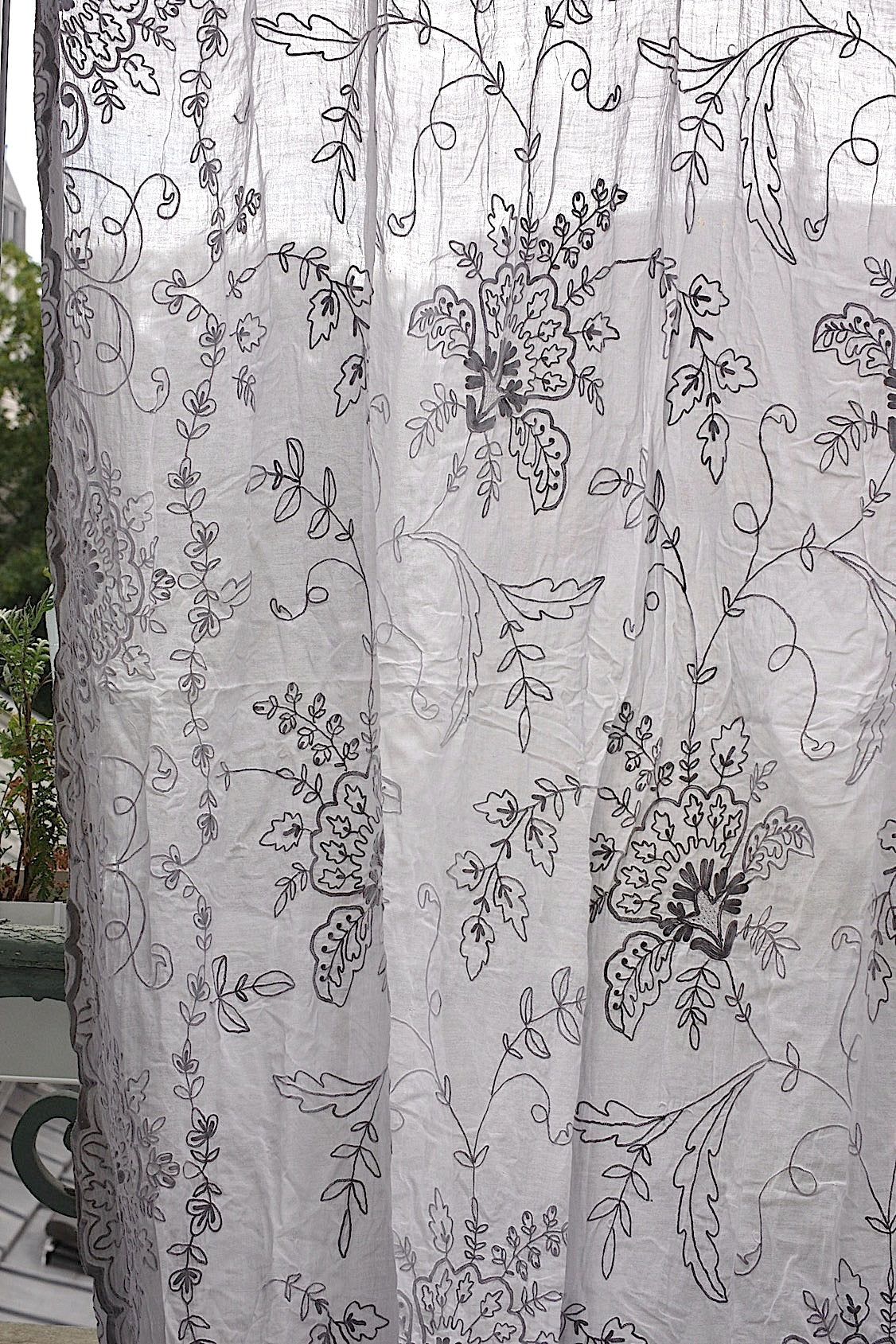 アンティークカーテン linge de maison  antique コーネリー .FR a l'epoque