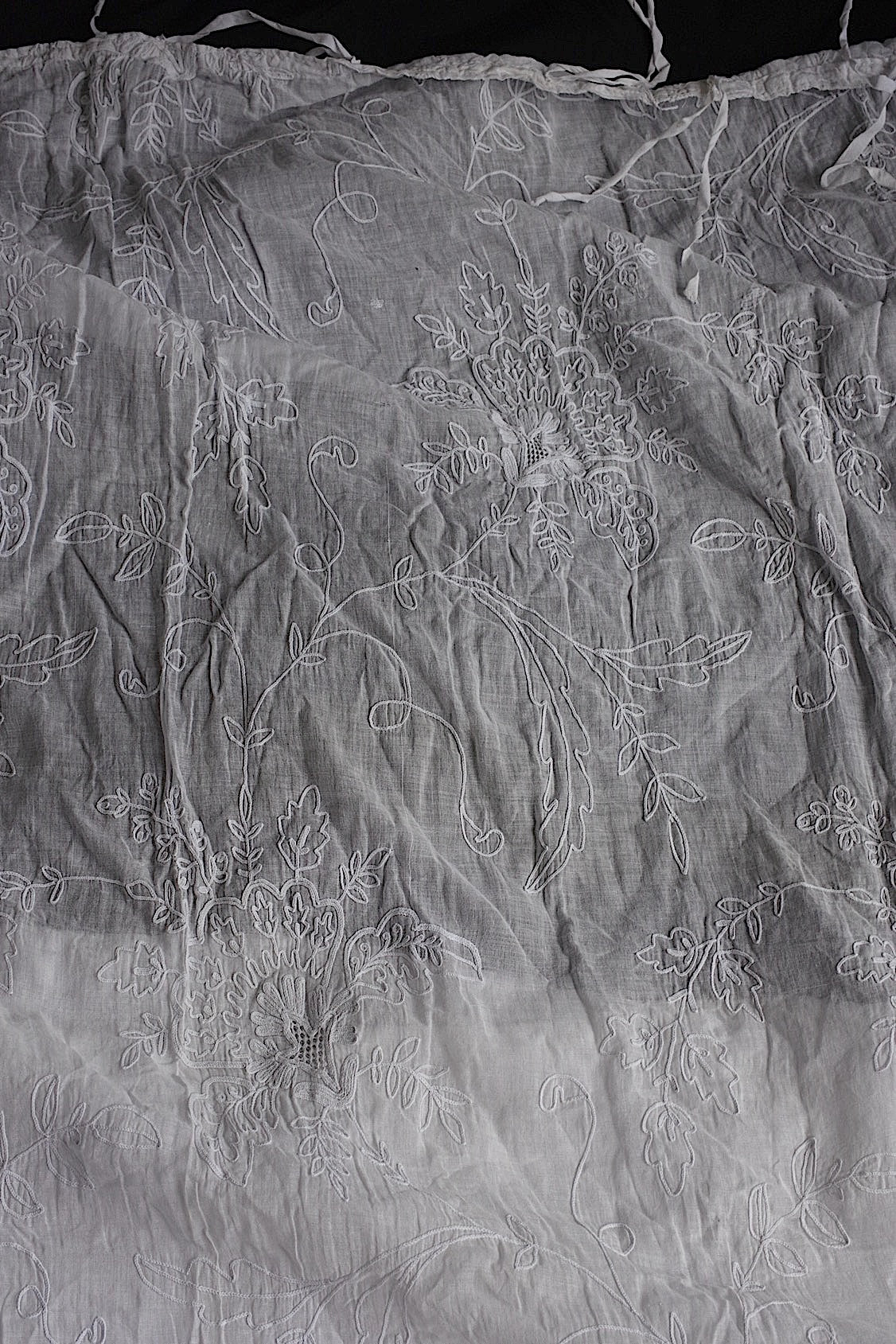 アンティークカーテン linge de maison  antique コーネリー .FR a l'epoque