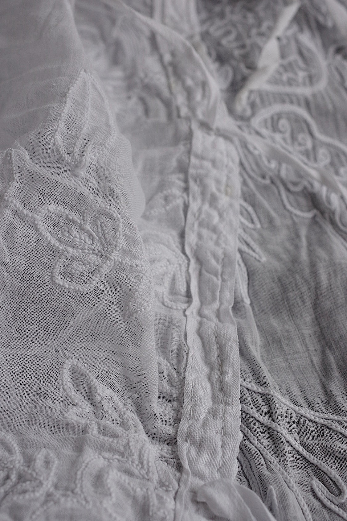 アンティークカーテン linge de maison  antique コーネリー .FR a l'epoque