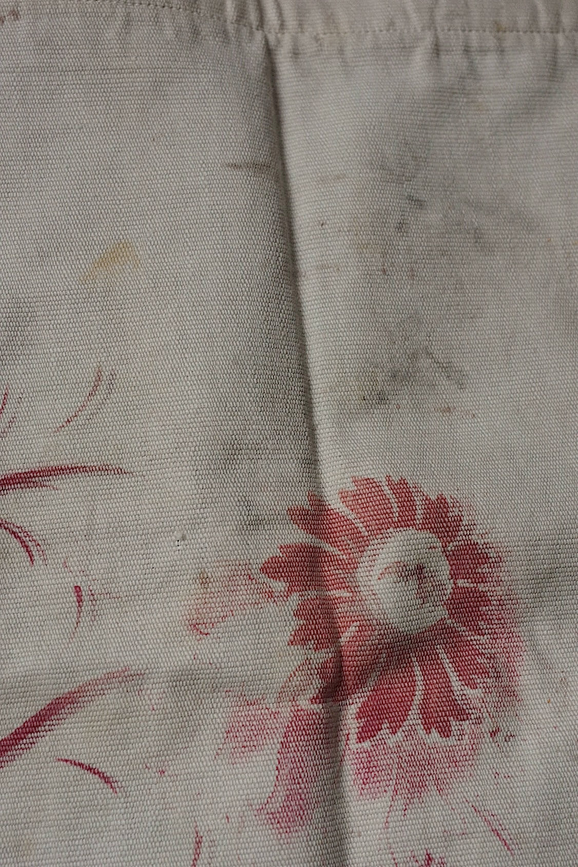 アンティーク生地 tissu antique 生地はぎれ 素材用 .FR a l'epoque