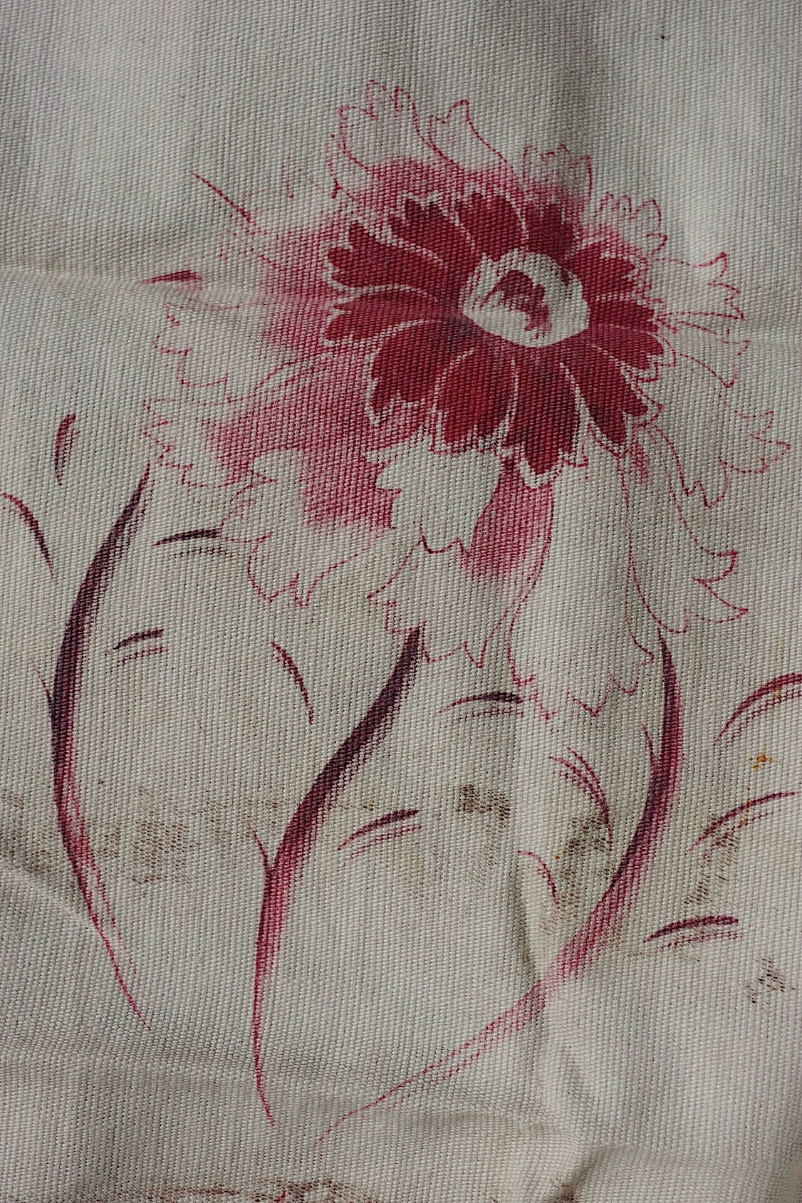 アンティーク生地 tissu antique 生地はぎれ 素材用 .FR a l'epoque