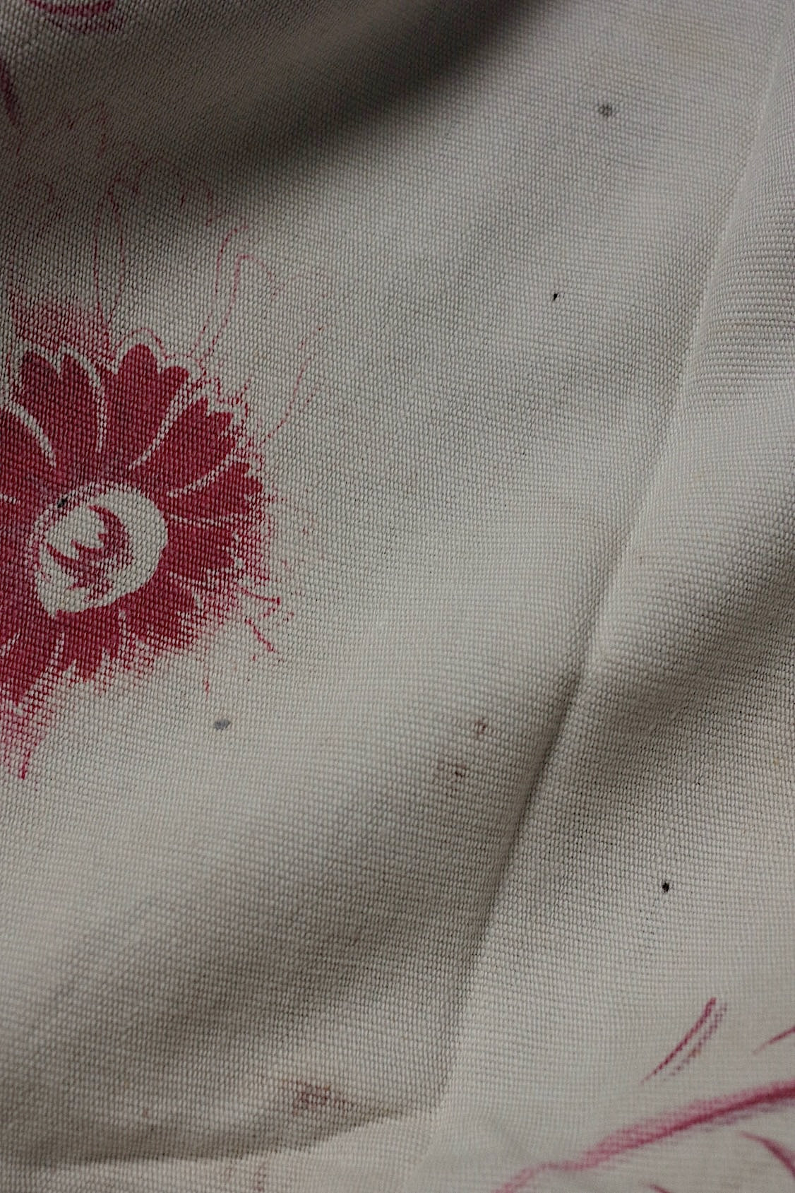 アンティーク生地 tissu antique 生地はぎれ 素材用 .FR a l'epoque