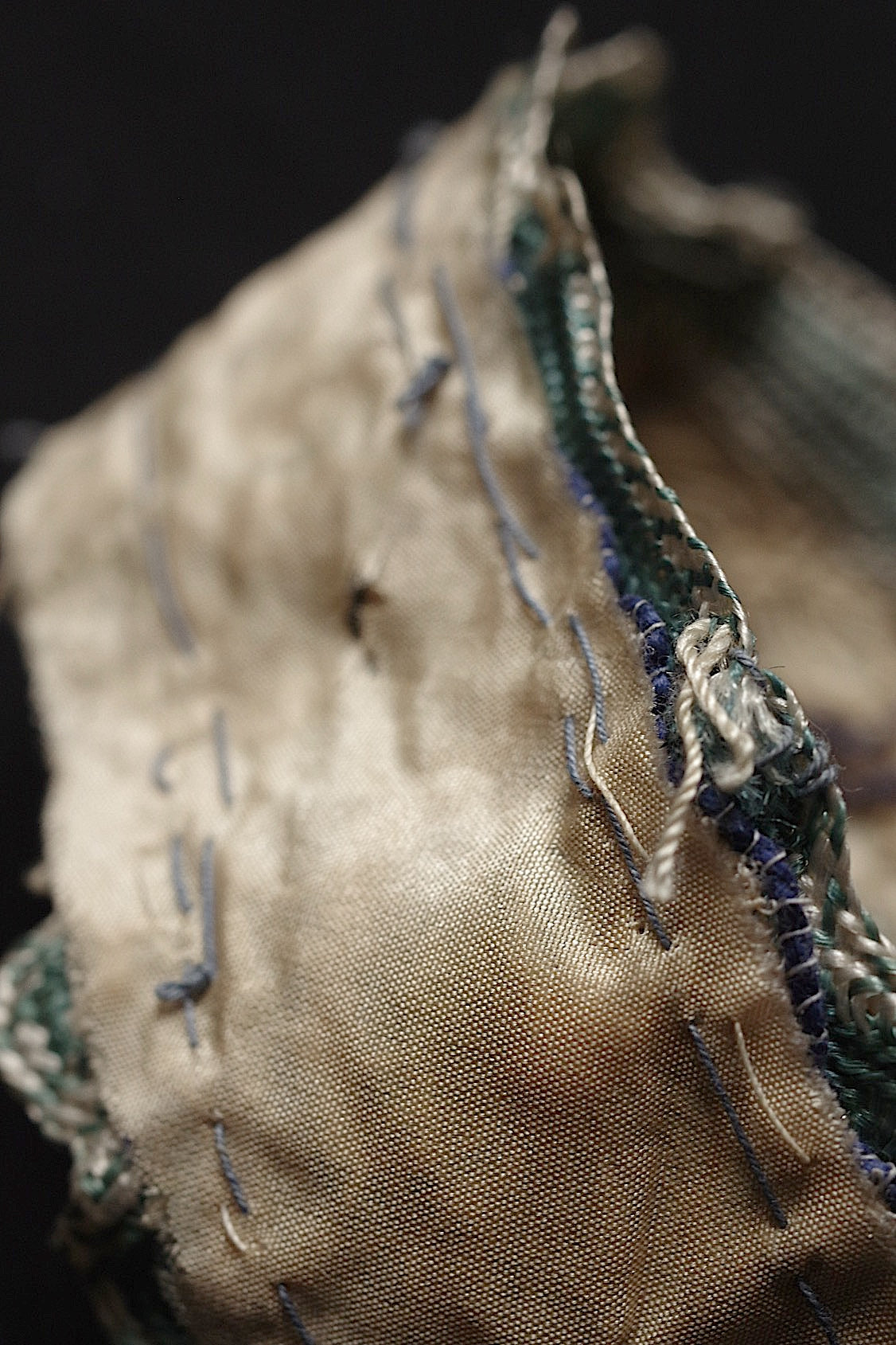 アンティークリボン ruban antique 375cm 30cm .FR a l'epoque