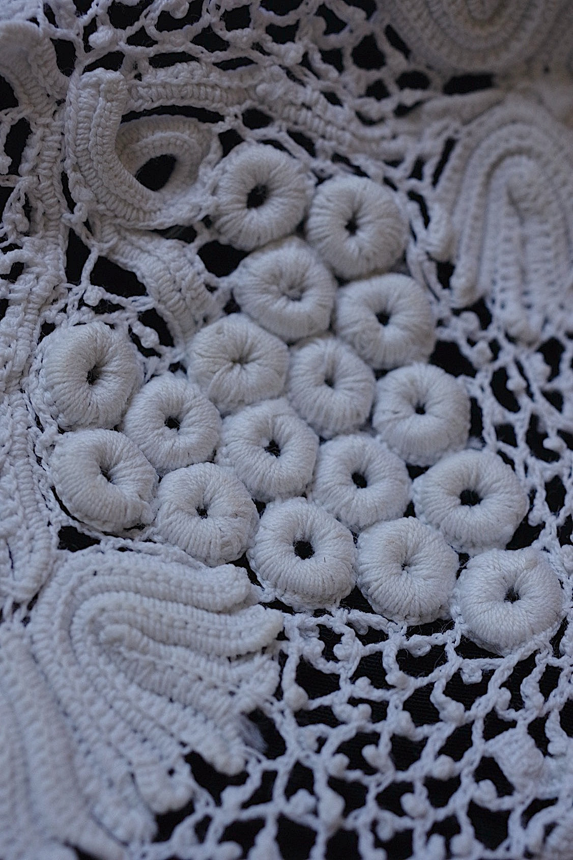 アンティークレース dentelle antique クロシェ襟 .FR a l'epoque