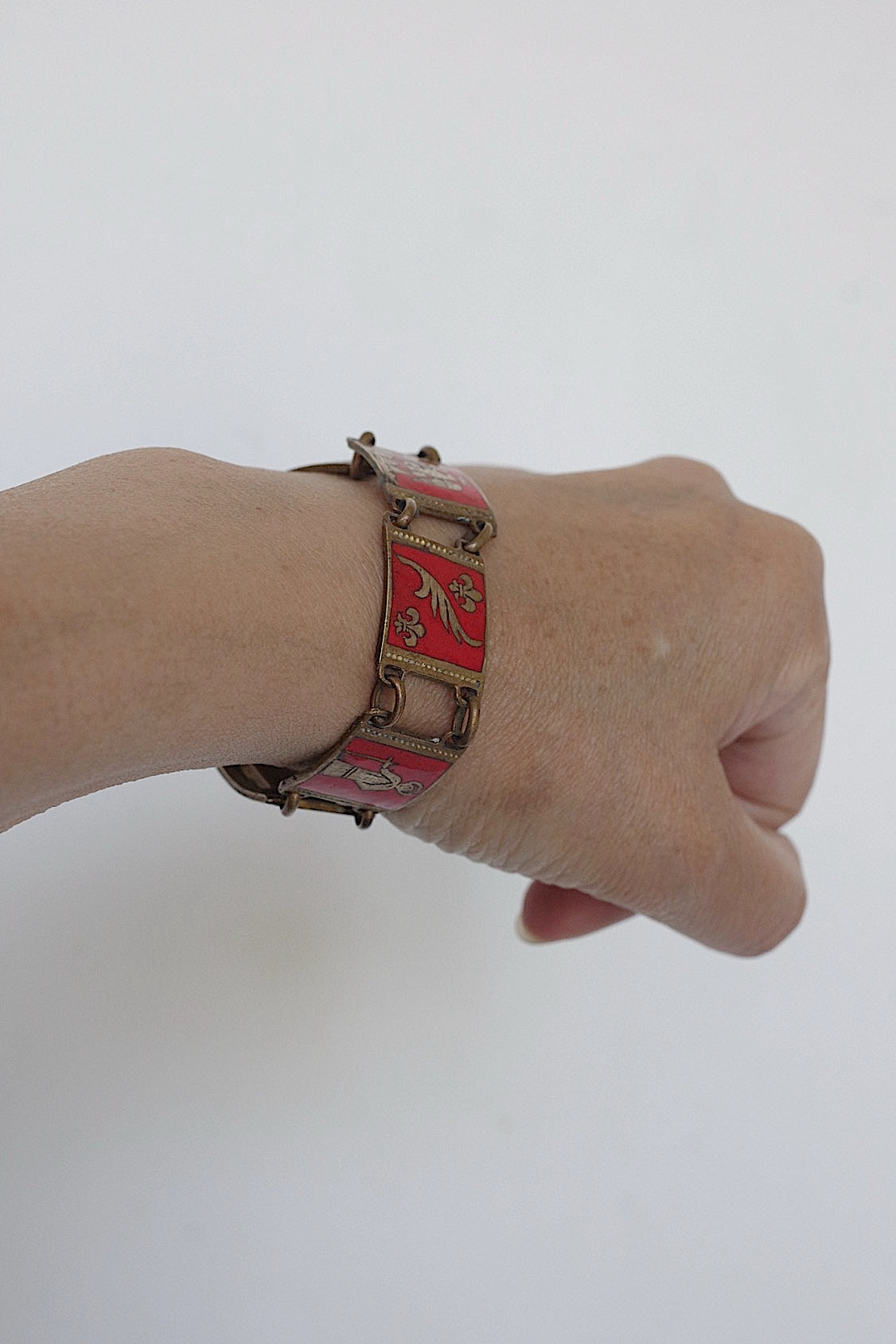 アンティークブレスレット braclet antique エマイユ .FR a l'epoque
