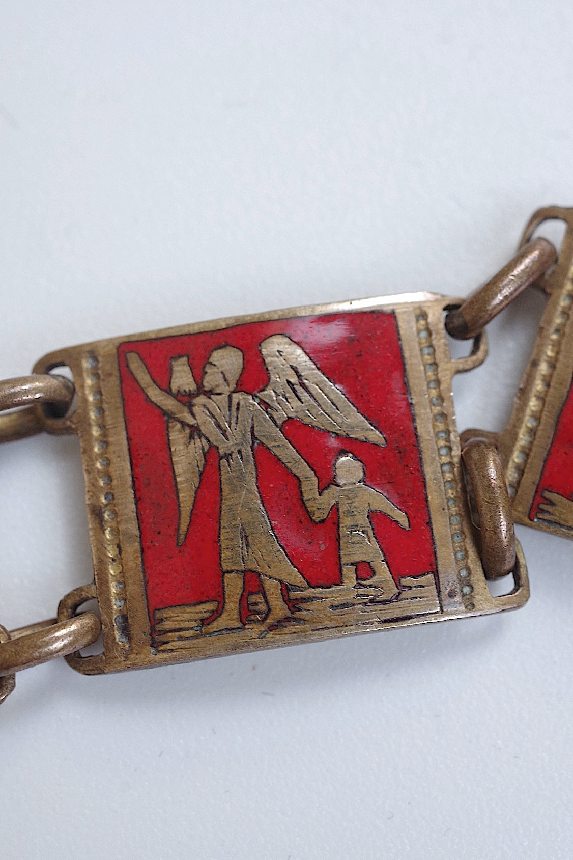 アンティークブレスレット  braclet antique エマイユ .FR a l'epoque