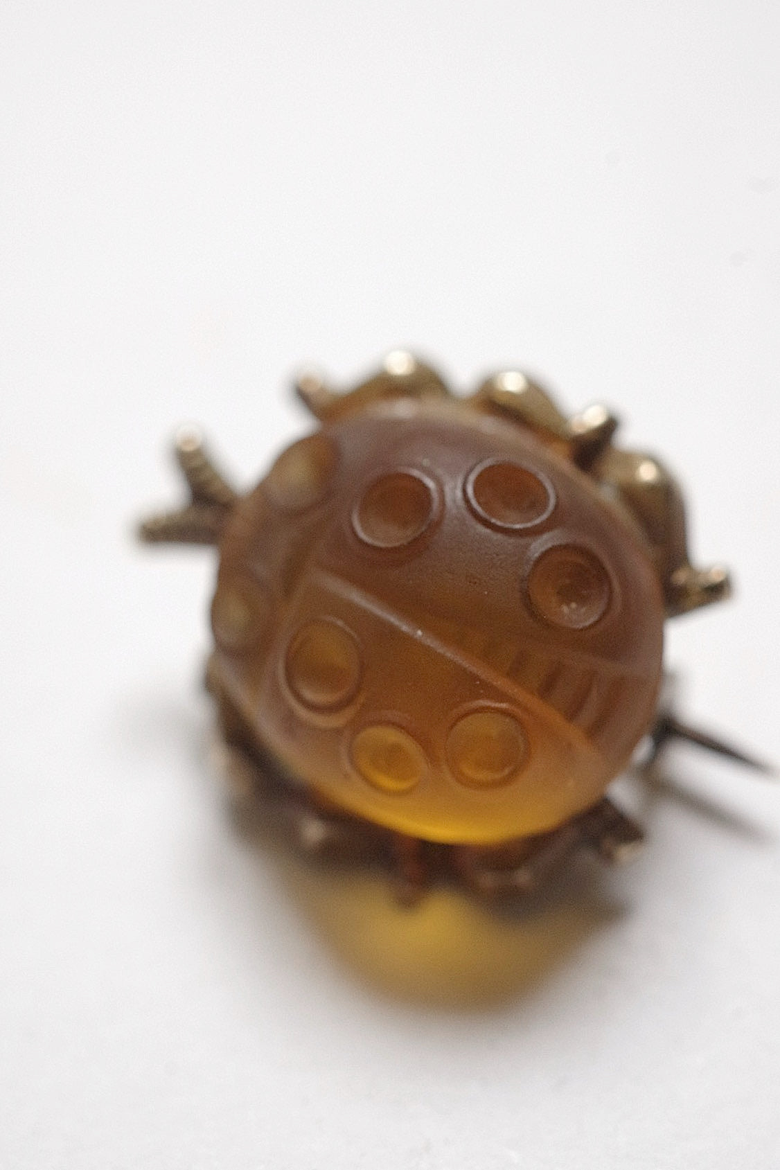 ヴィンテージブローチ vintage broche てんとう虫 .FR a l'epoque