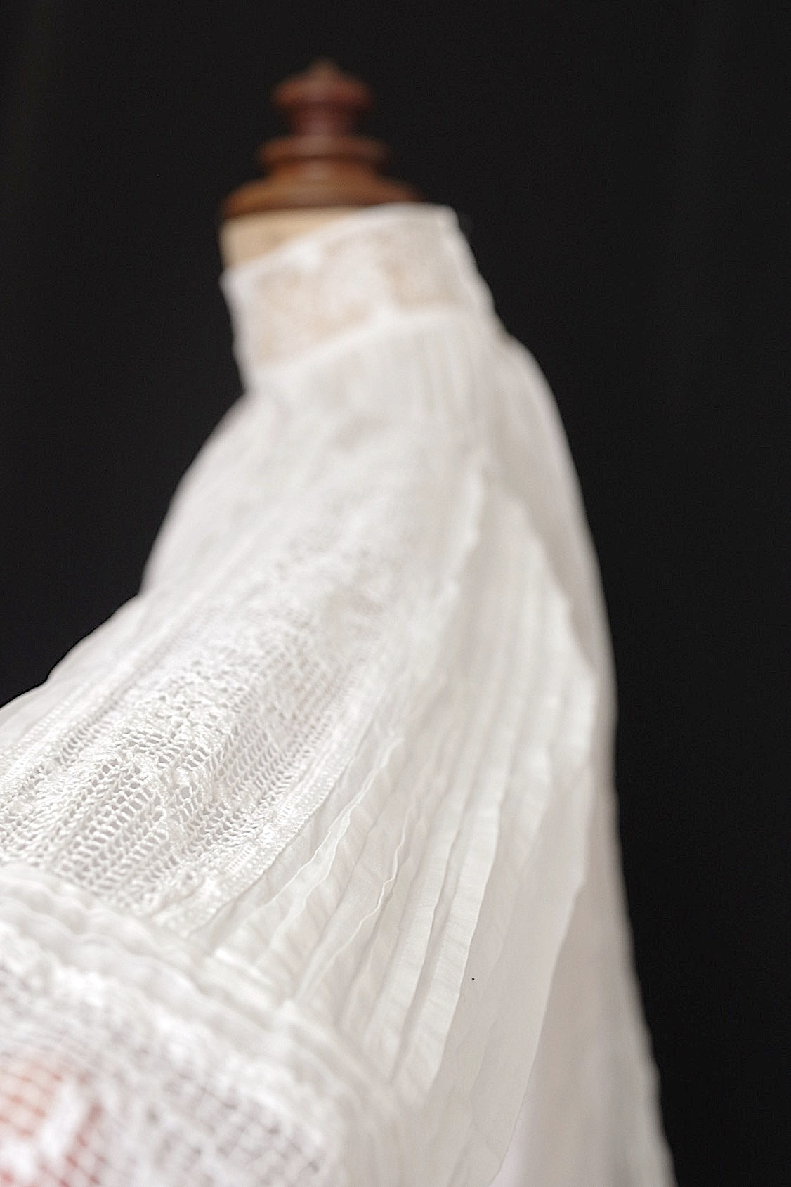 アンティークブラウス vêtement antique  スタンドカラー .FR a l'epoque