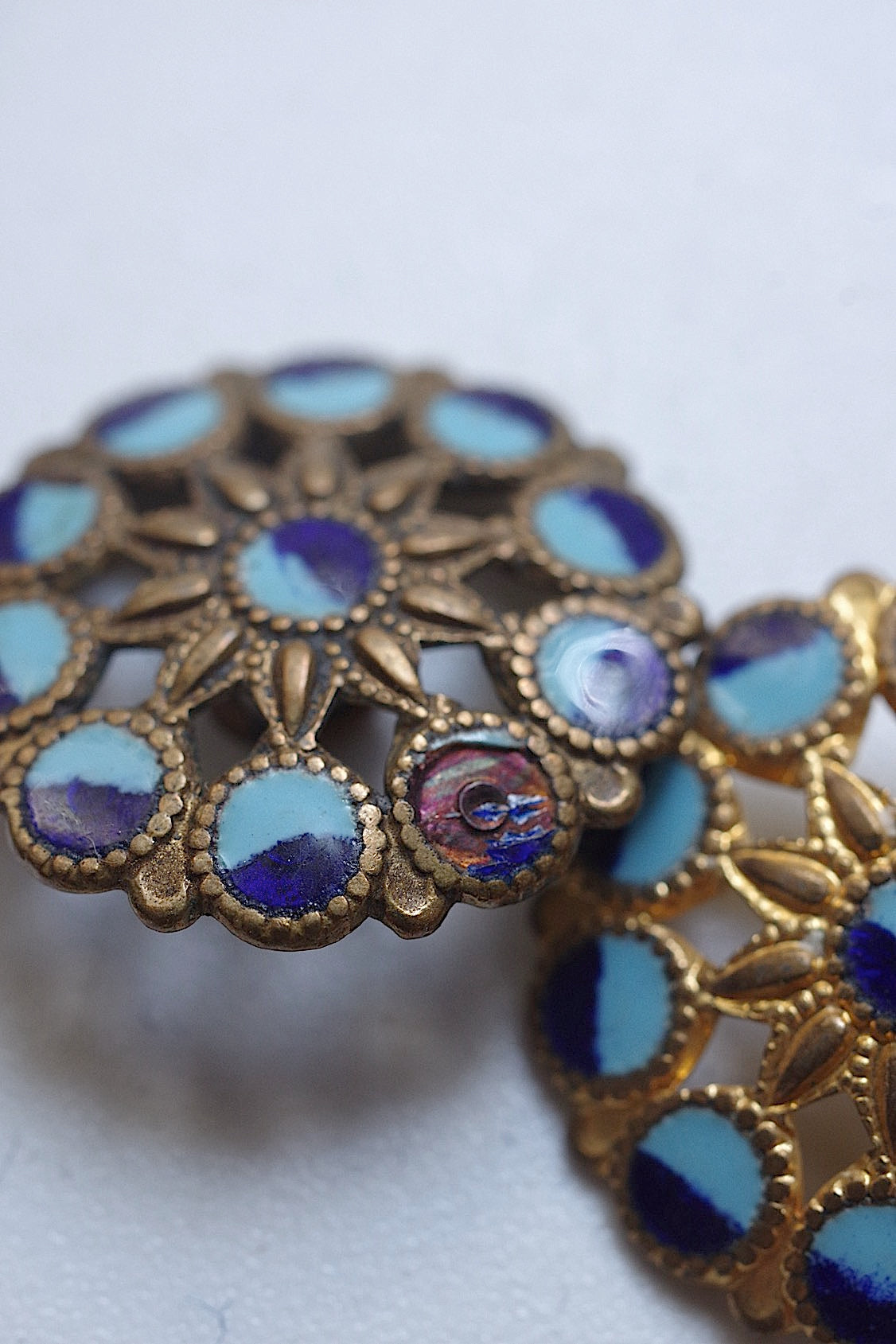 アンティークボタン bouton antique lots 3 .FR a l'epoque