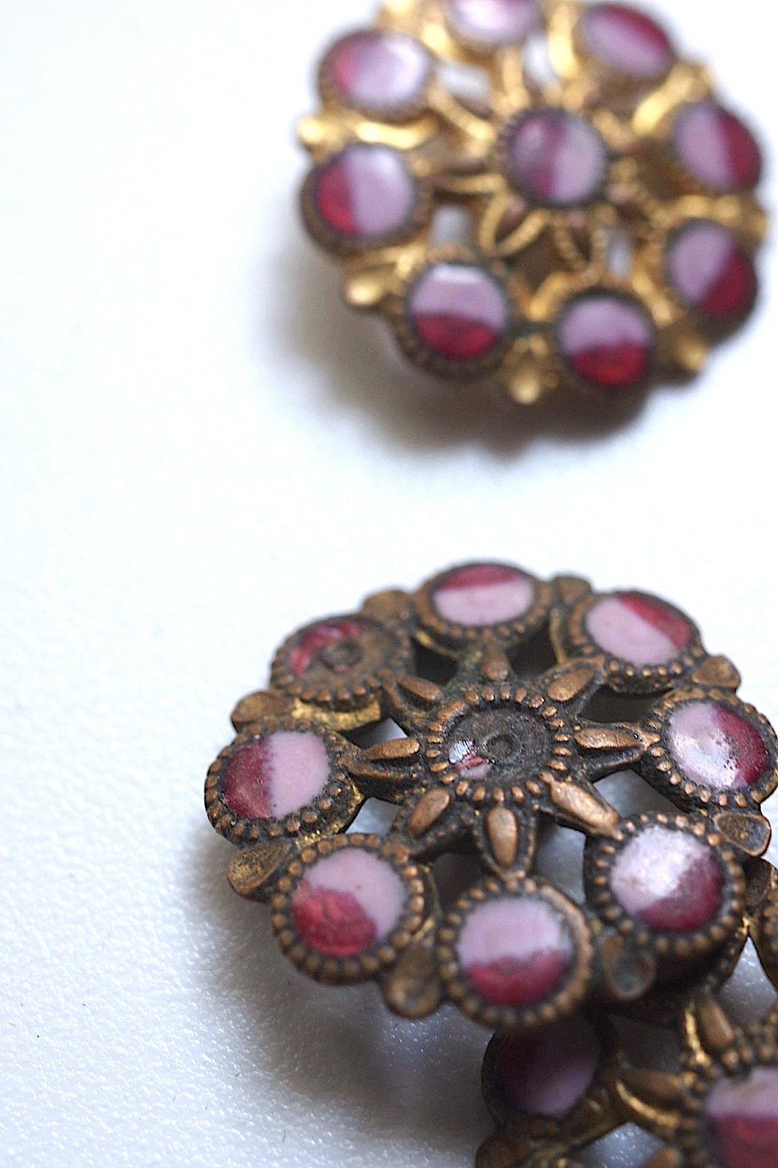 アンティークボタン bouton antique lots 3 .FR a l'epoque