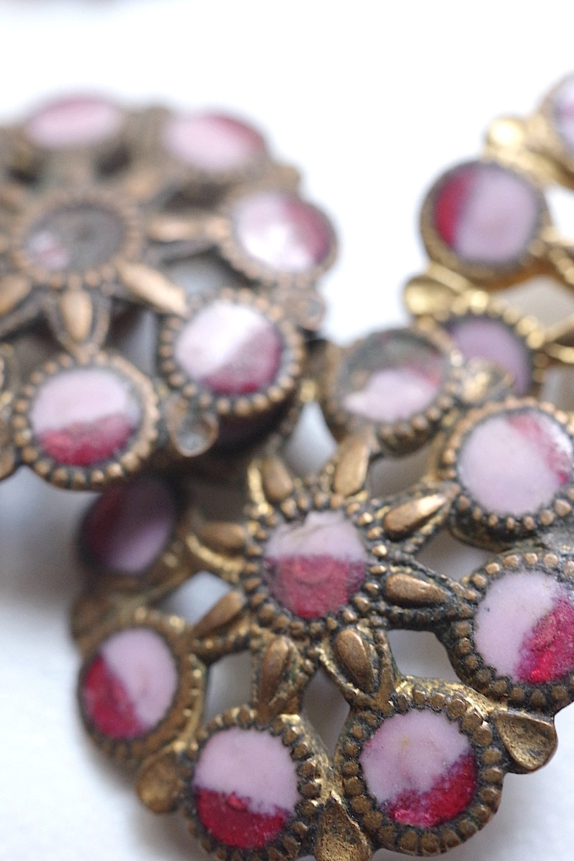 アンティークボタン bouton antique lots 3 .FR a l'epoque