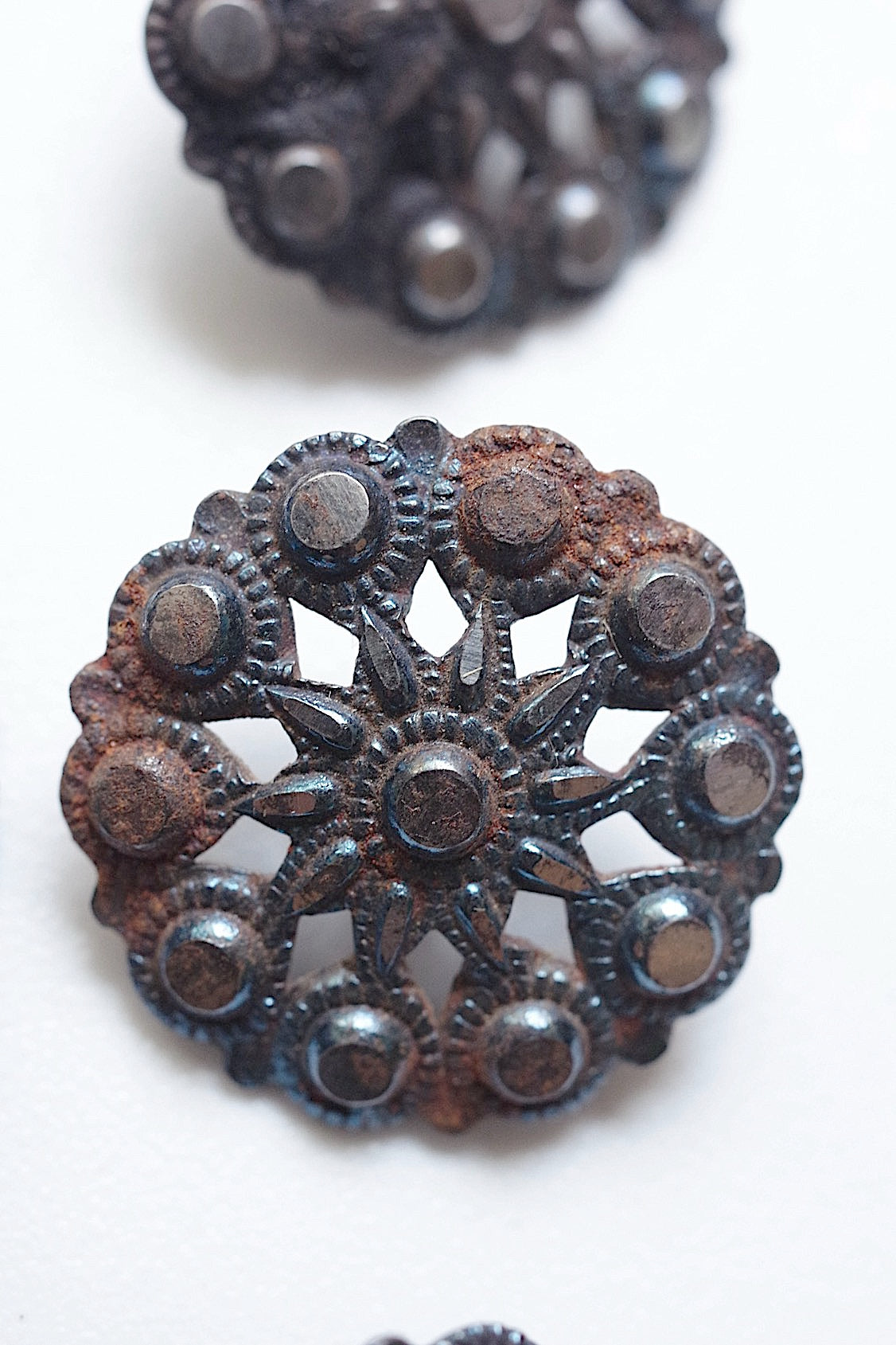 アンティークボタン bouton antique lots 5 .FR a l'epoque