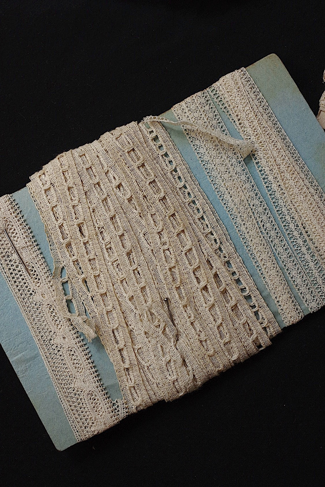 アンティークレース dentelle antique  テープレース lots1 .FR a l'epoque